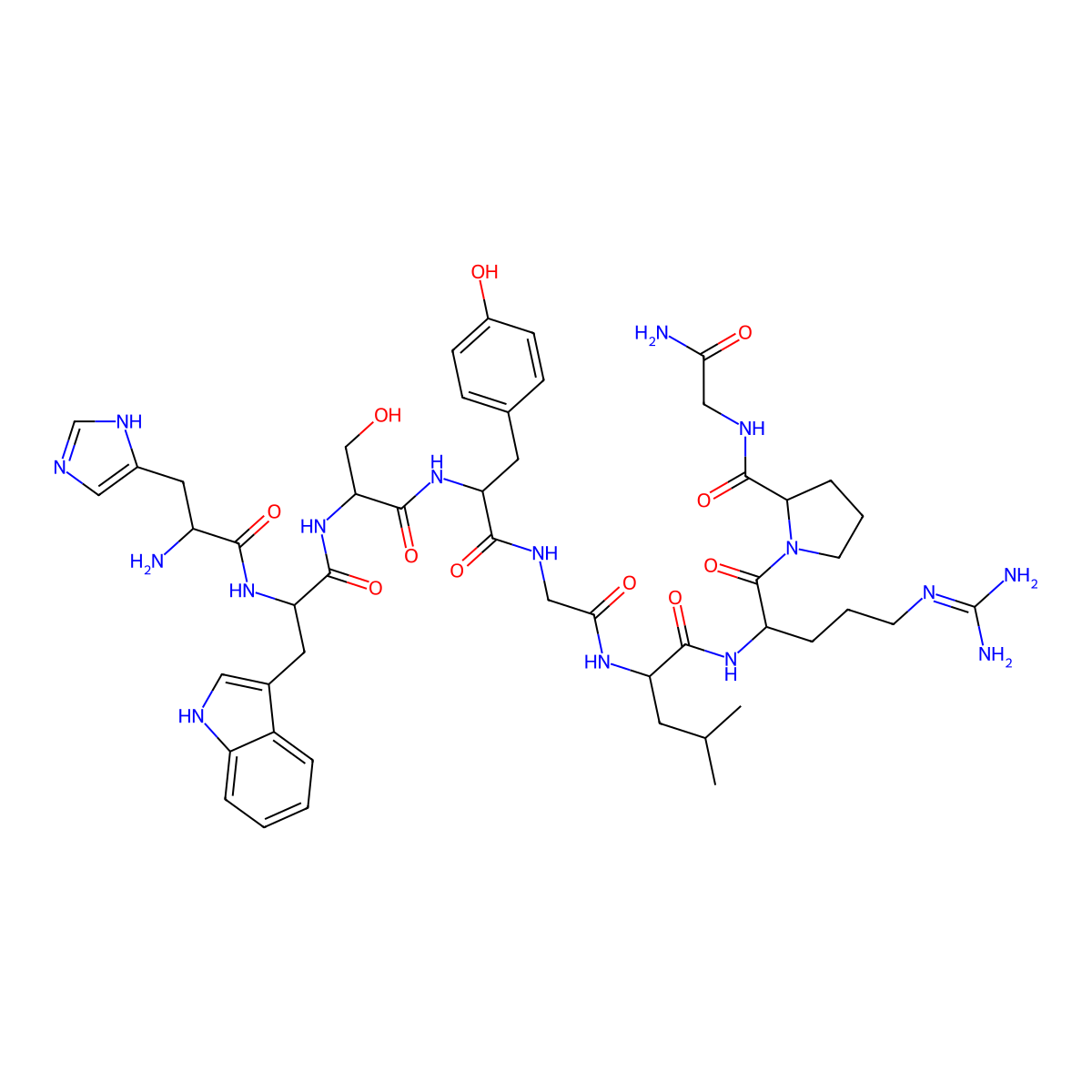 Lhrh (2-10) molecular structure, CAS 38280-53-4