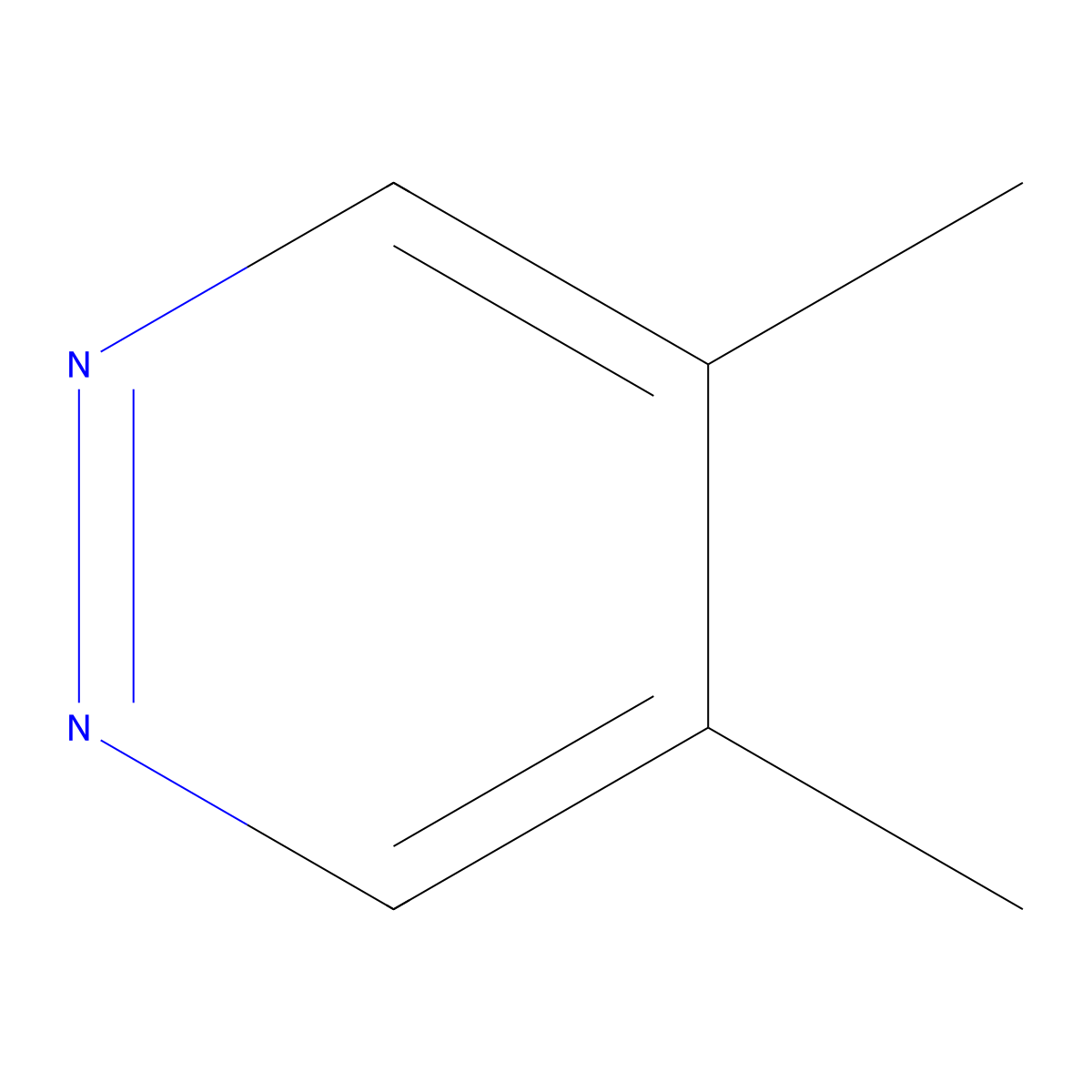 4,5-Dimethylpyridazine molecular structure, CAS 38283-35-1