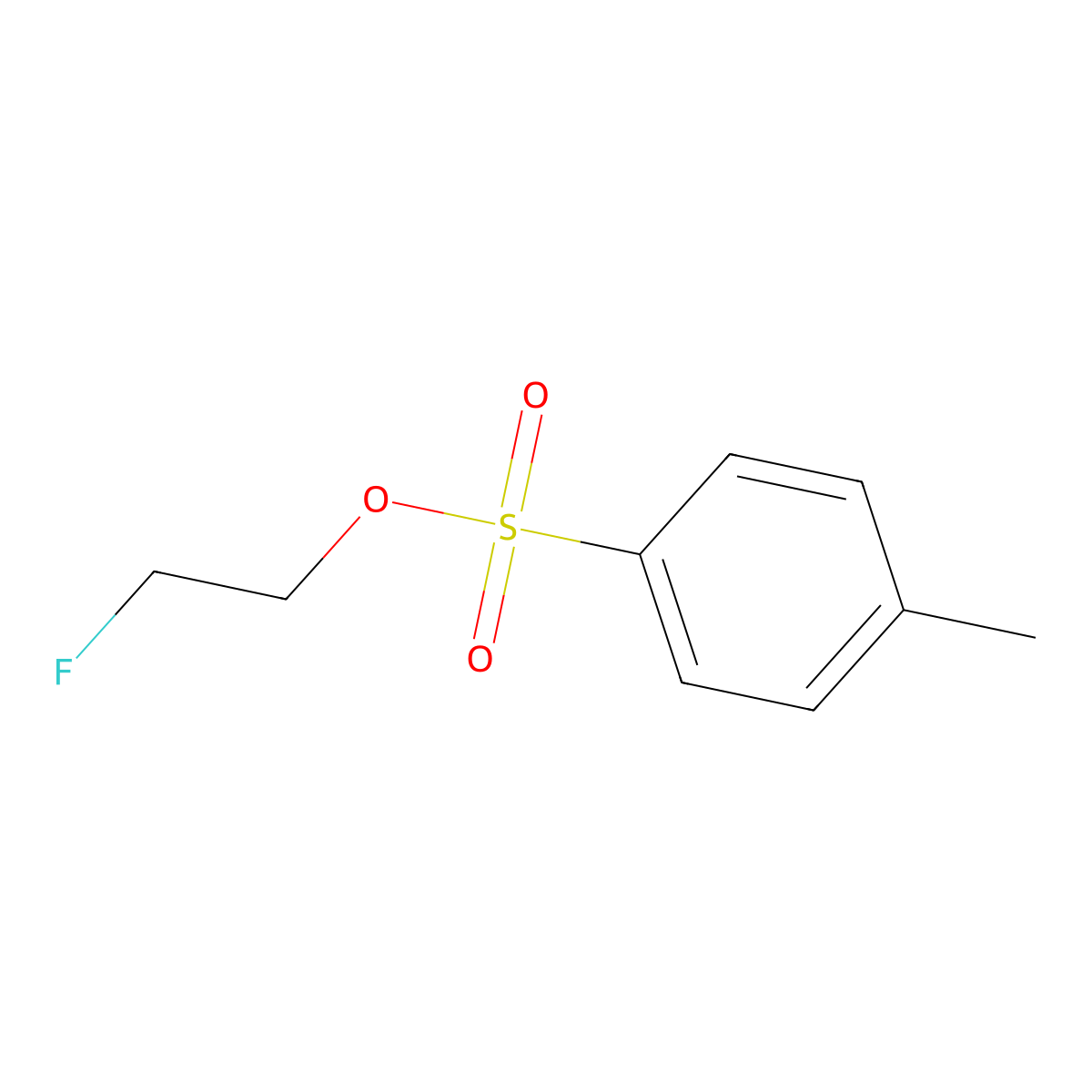 2-Fluoroethyl p-Toluenesulfonate molecular structure, CAS 383-50-6