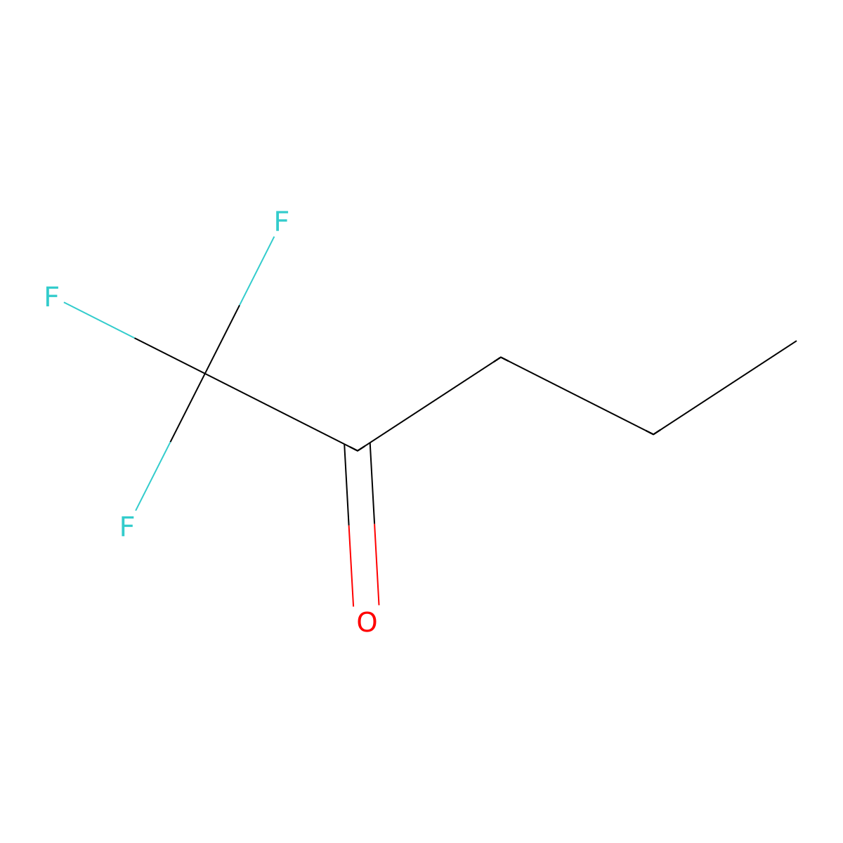 1,1,1-Trifluoropentan-2-one molecular structure, CAS 383-56-2