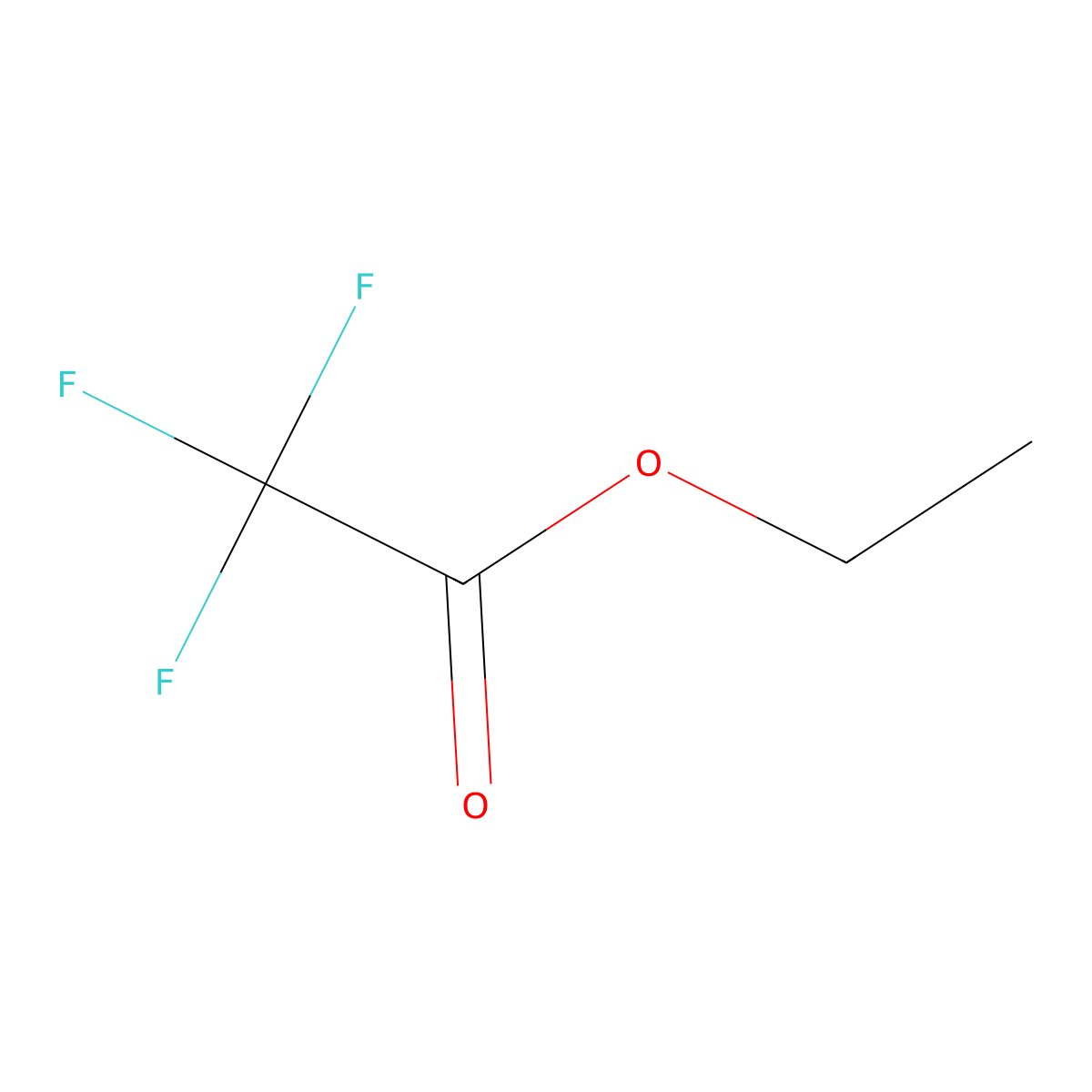 Ethyl trifluoroacetate molecular structure, CAS 383-63-1