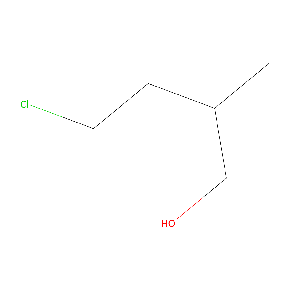 4-Chloro-2-methyl-butan-1-ol molecular structure, CAS 38300-73-1