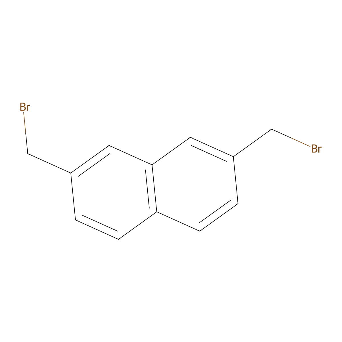2,7-Bis(bromomethyl)naphthalene molecular structure, CAS 38309-89-6