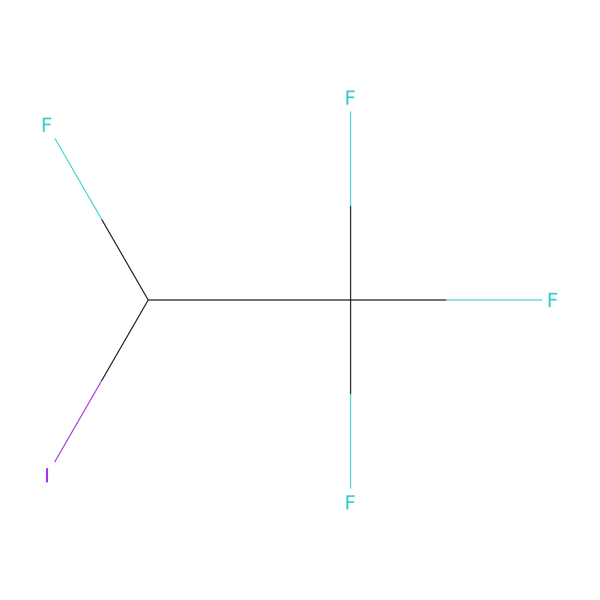 1,1,1,2-Tetrafluoro-2-iodoethane molecular structure, CAS 3831-49-0