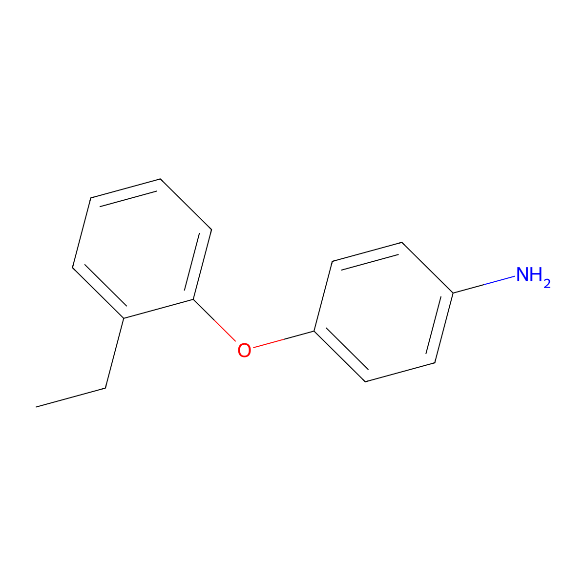 4-(2-Ethylphenoxy)aniline molecular structure, CAS 383126-80-5