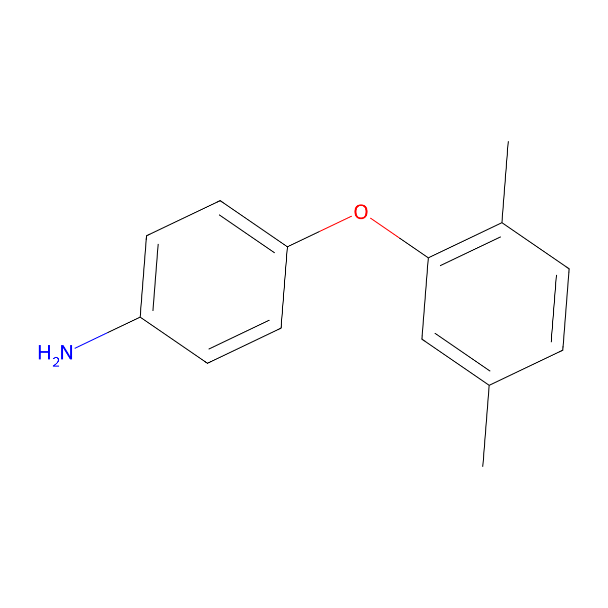 4-(2,5-Dimethylphenoxy)aniline molecular structure, CAS 383126-82-7