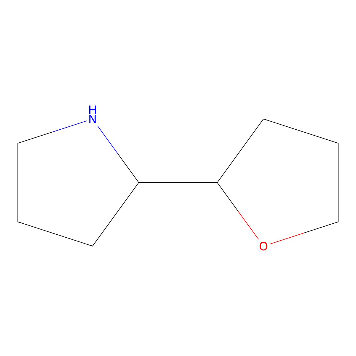 2-(Oxolan-2-yl)pyrrolidine molecular structure, CAS 383127-91-1