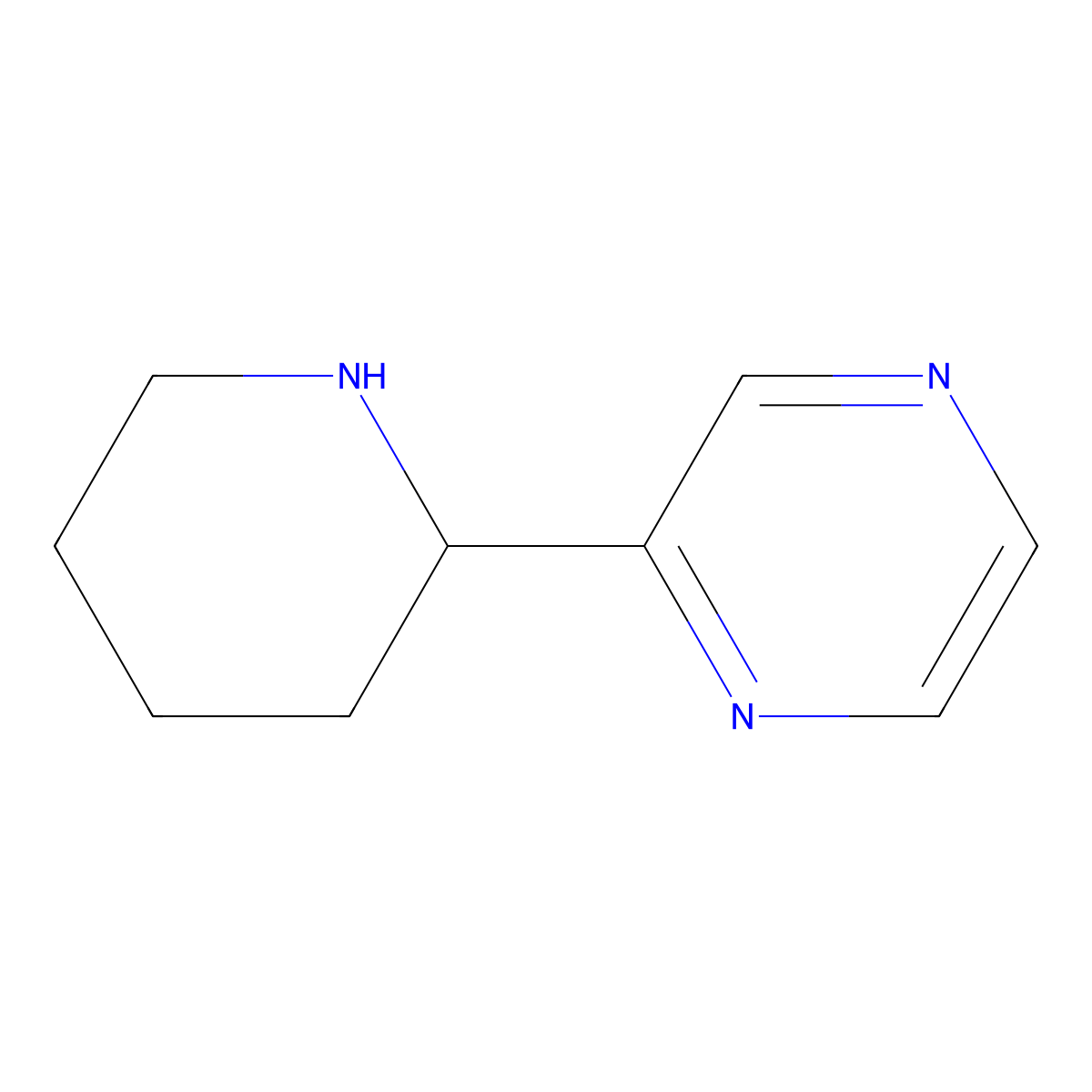 2-(Piperidin-2-yl)pyrazine molecular structure, CAS 383128-52-7