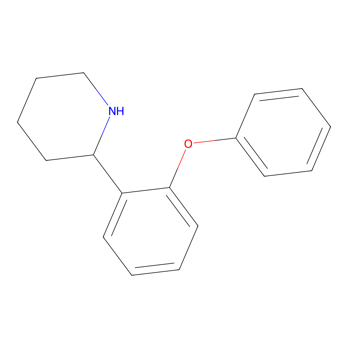 2-(2-Phenoxyphenyl)piperidine molecular structure, CAS 383128-68-5