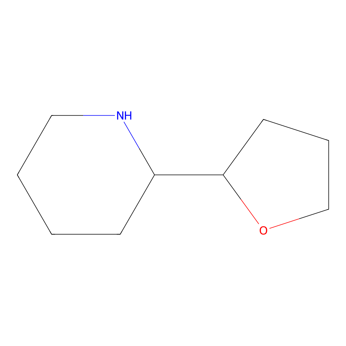 2-(Oxolan-2-yl)piperidine molecular structure, CAS 383128-88-9