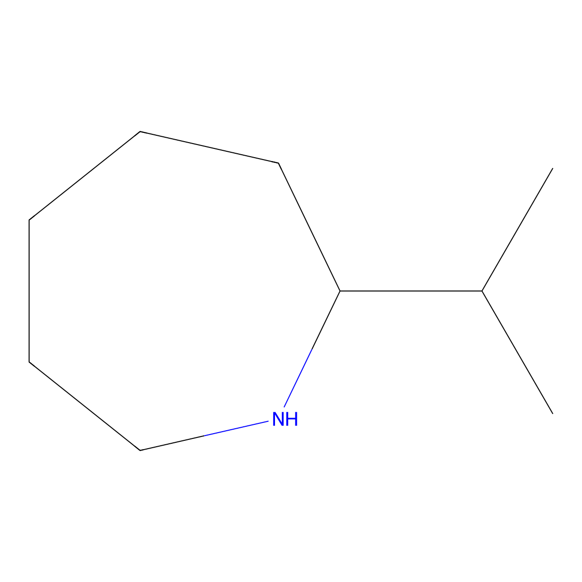 2-(Propan-2-yl)azepane molecular structure, CAS 383129-08-6