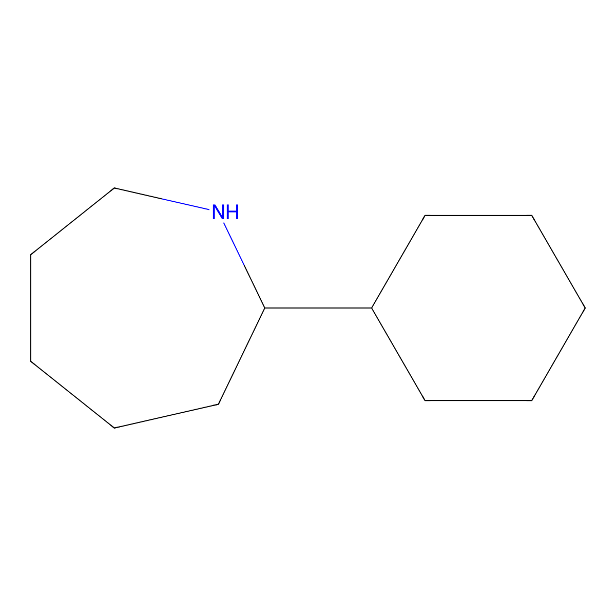 2-Cyclohexylazepane molecular structure, CAS 383129-16-6