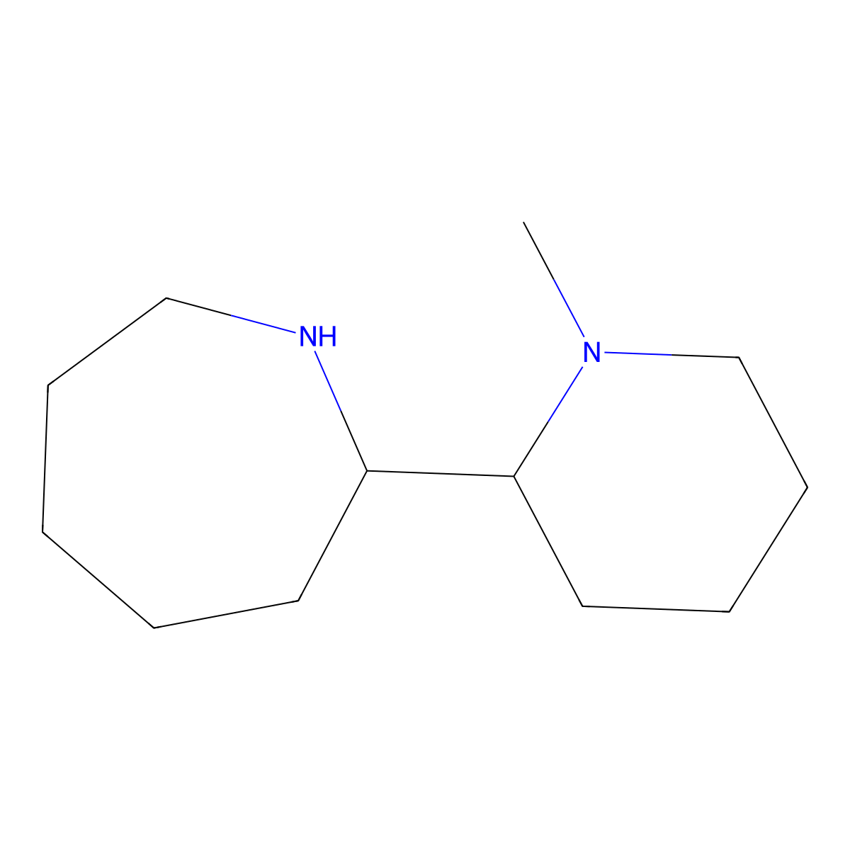 2-(1-Methylpiperidin-2-yl)azepane molecular structure, CAS 383129-17-7