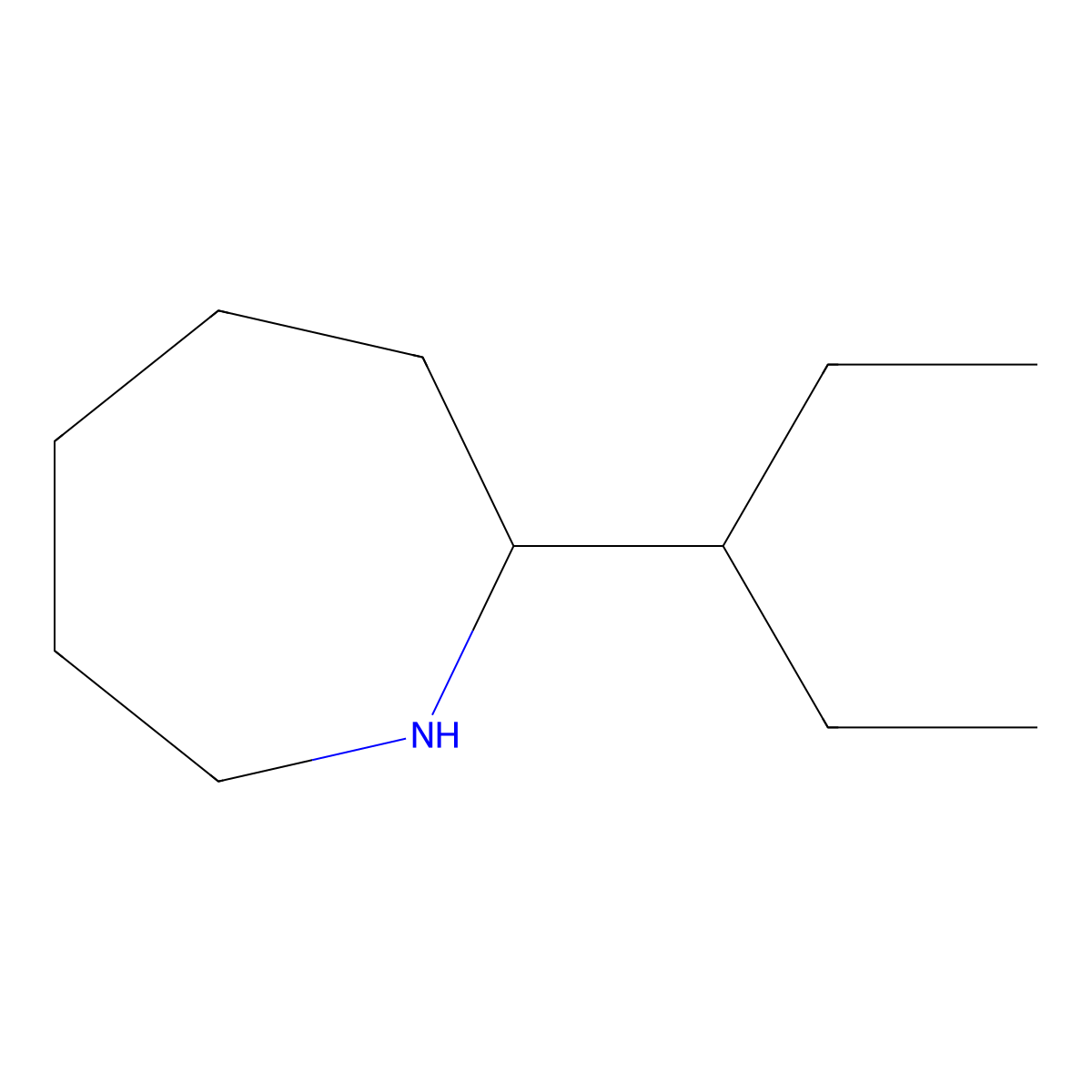 2-(Pentan-3-yl)azepane molecular structure, CAS 383130-63-0
