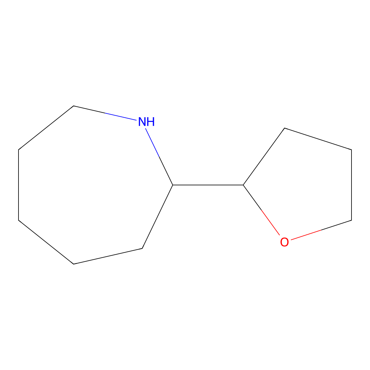 2-(Oxolan-2-yl)azepane molecular structure, CAS 383131-36-0
