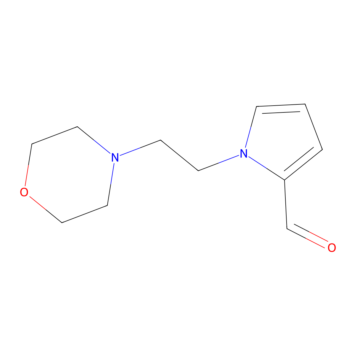 1-(2-Morpholin-4-yl-ethyl)-1H-pyrrole-2-carbaldehyde molecular structure, CAS 383135-71-5