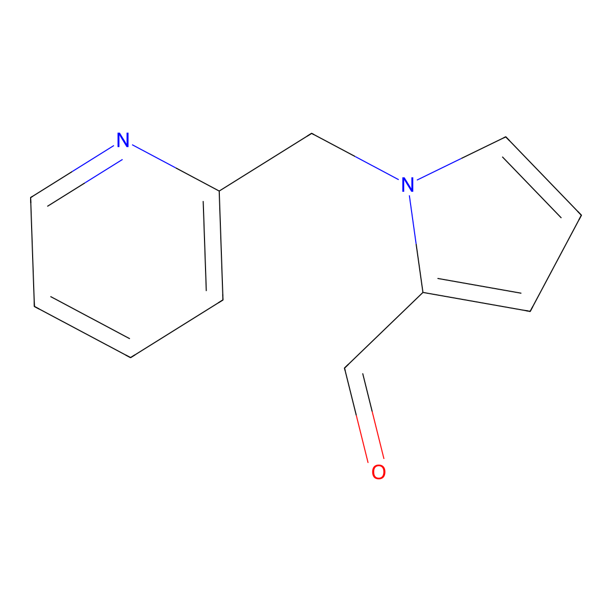 1-Pyridin-2-ylmethyl-1H-pyrrole-2-carbaldehyde molecular structure, CAS 383135-91-9