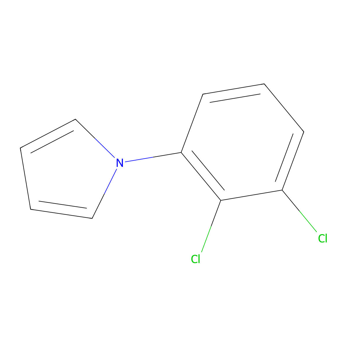 1-(2,3-Dichlorophenyl)pyrrole molecular structure, CAS 383137-31-3