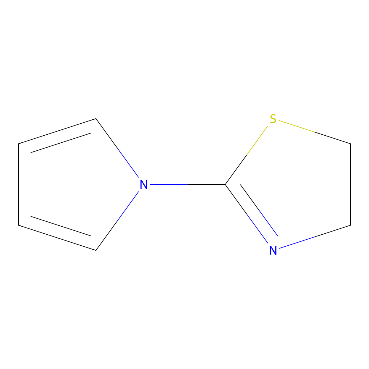 2-(1H-Pyrrol-1-yl)-4,5-dihydrothiazole molecular structure, CAS 383142-86-7