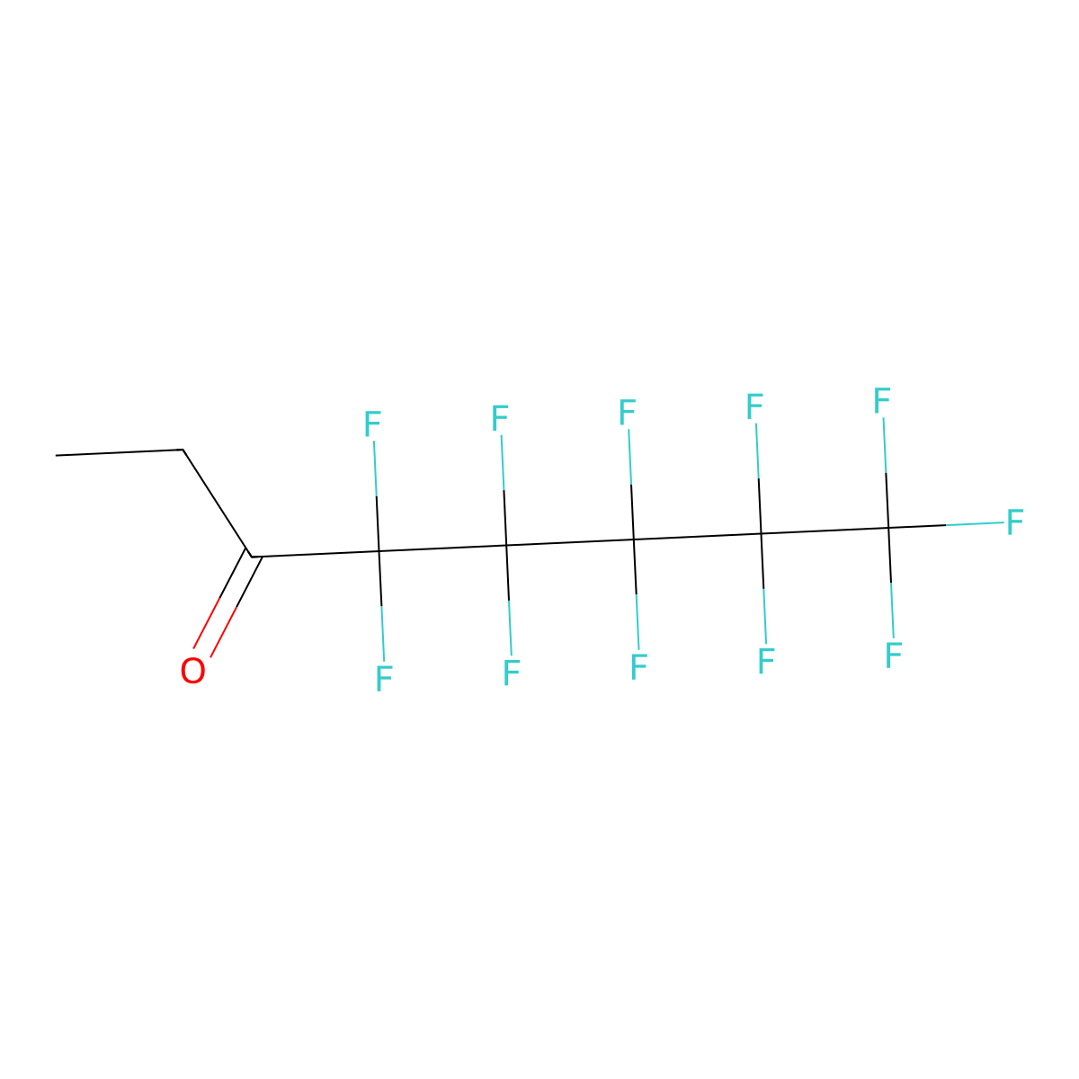 4,4,5,5,6,6,7,7,8,8,8-Undecafluoro-3-octanone molecular structure, CAS 383177-55-7