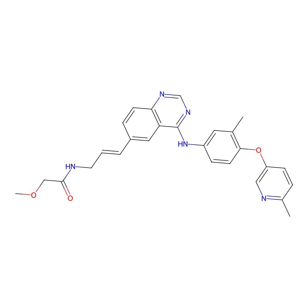 Cp-724714 molecular structure, CAS 383432-38-0
