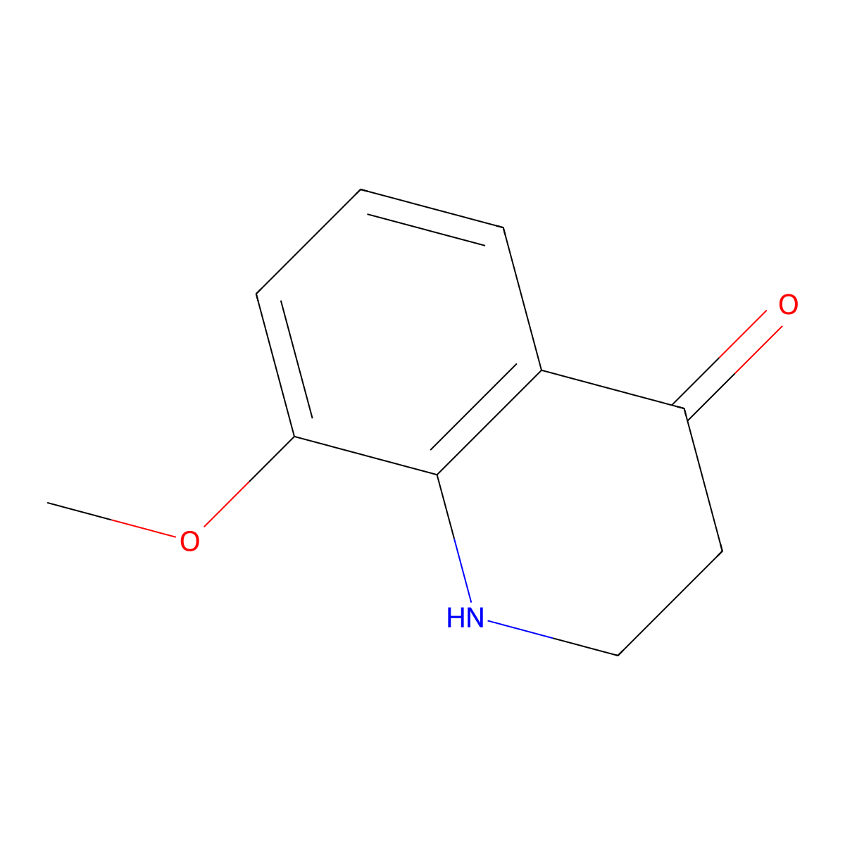 2,3-Dihydro-8-methoxy-4(1H)-quinolinone molecular structure, CAS 3835-23-2