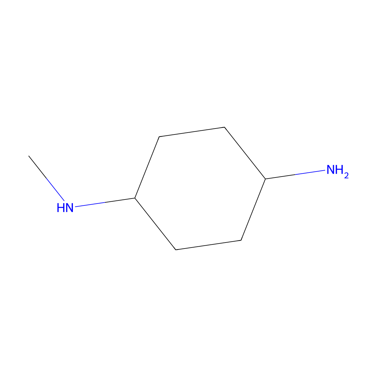 N4-Methylcyclohexane-1,4-diamine molecular structure, CAS 38362-02-6