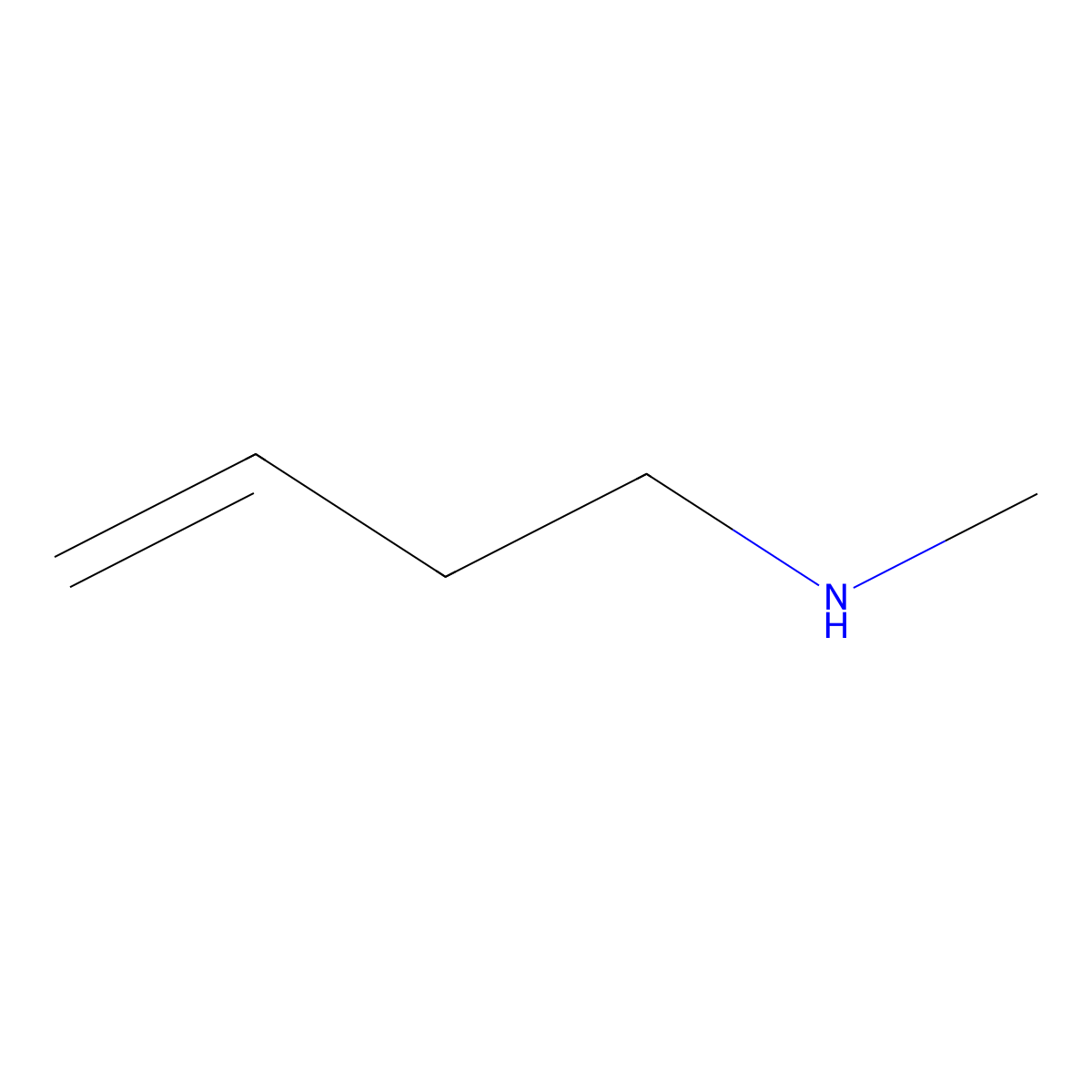 (But-3-en-1-yl)(methyl)amine molecular structure, CAS 38369-88-9
