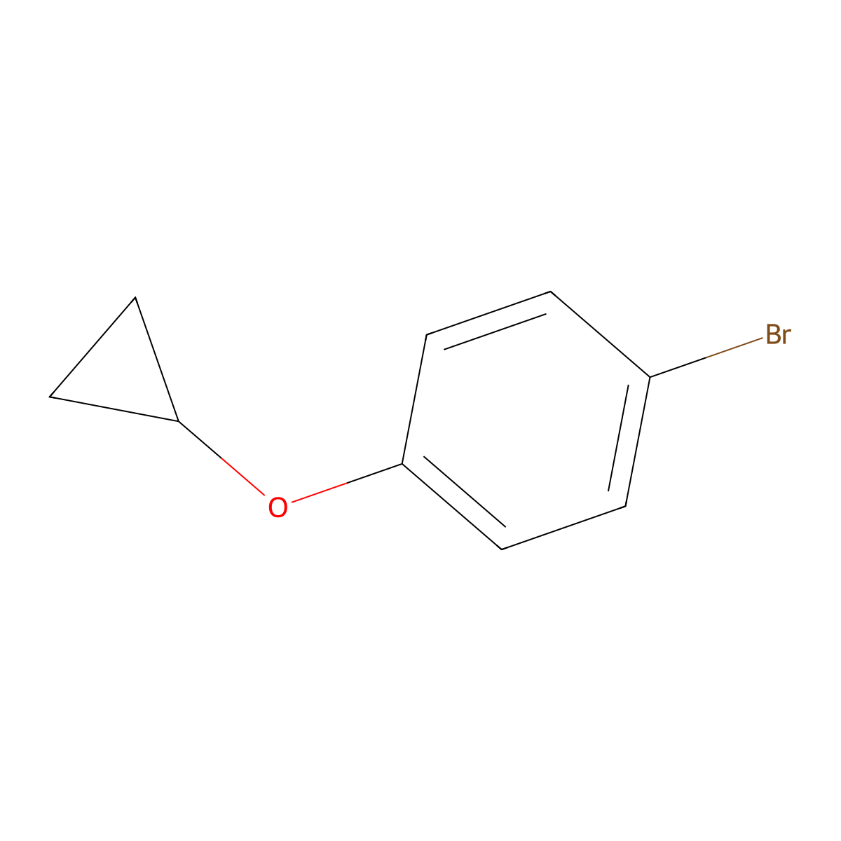 1-Bromo-4-cyclopropoxybenzene molecular structure, CAS 38380-85-7