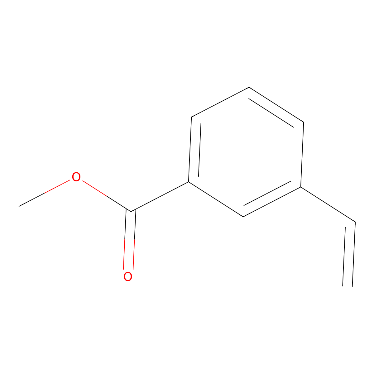 Methyl 3-ethenylbenzoate molecular structure, CAS 38383-50-5