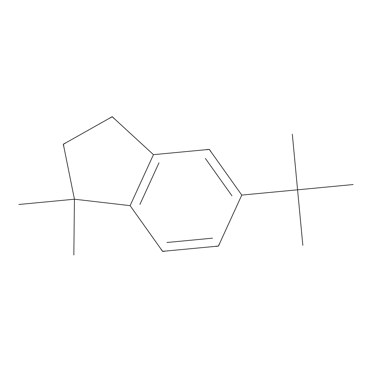 5-(tert-Butyl)-1,1-dimethylindan molecular structure, CAS 38393-97-4