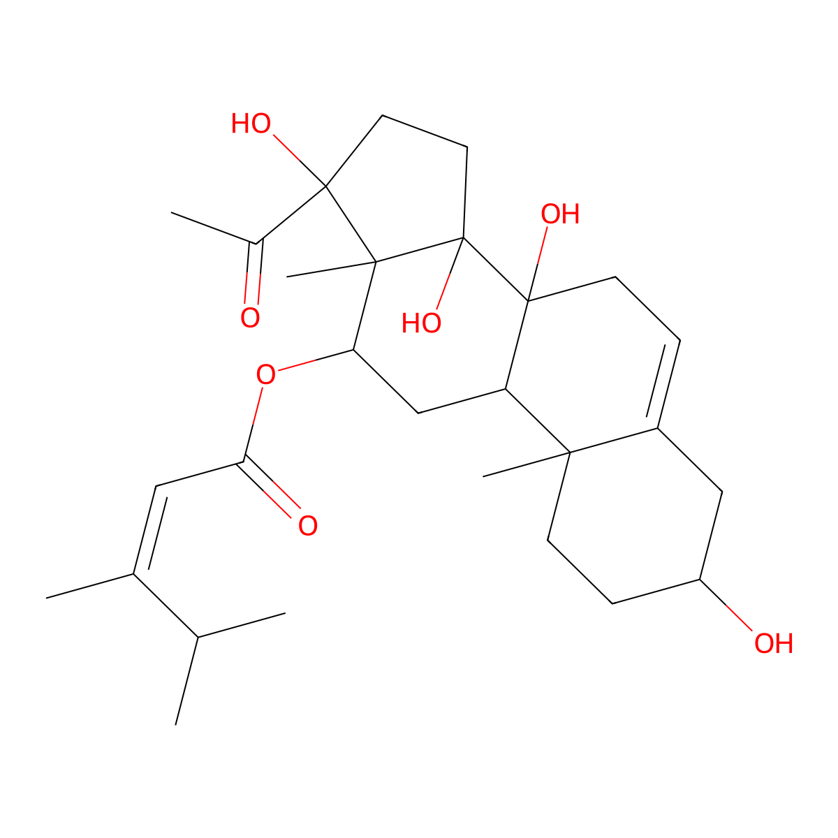 Caudatin molecular structure, CAS 38395-02-7