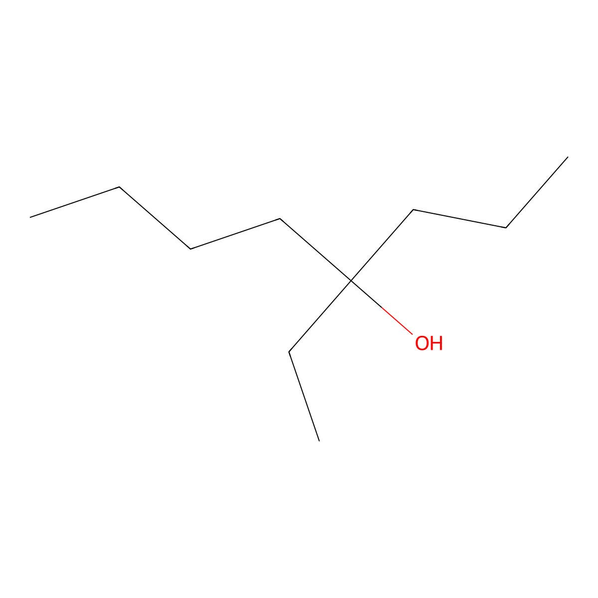 4-Ethyloctan-4-ol molecular structure, CAS 38395-42-5