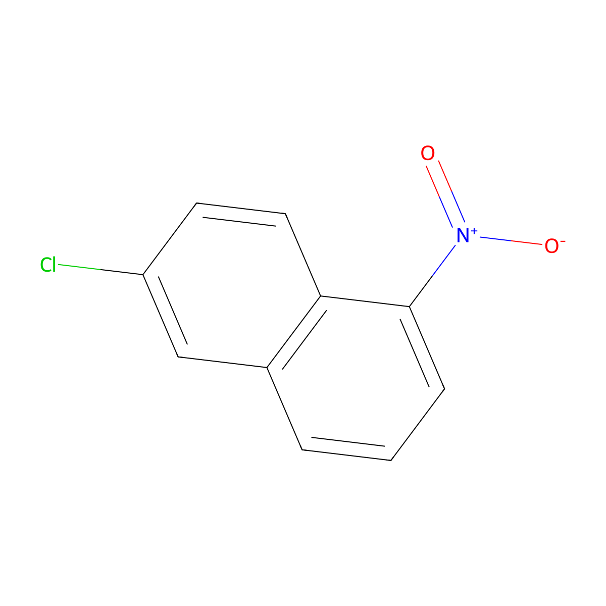 6-Chloro-1-nitronaphthalene molecular structure, CAS 38396-29-1