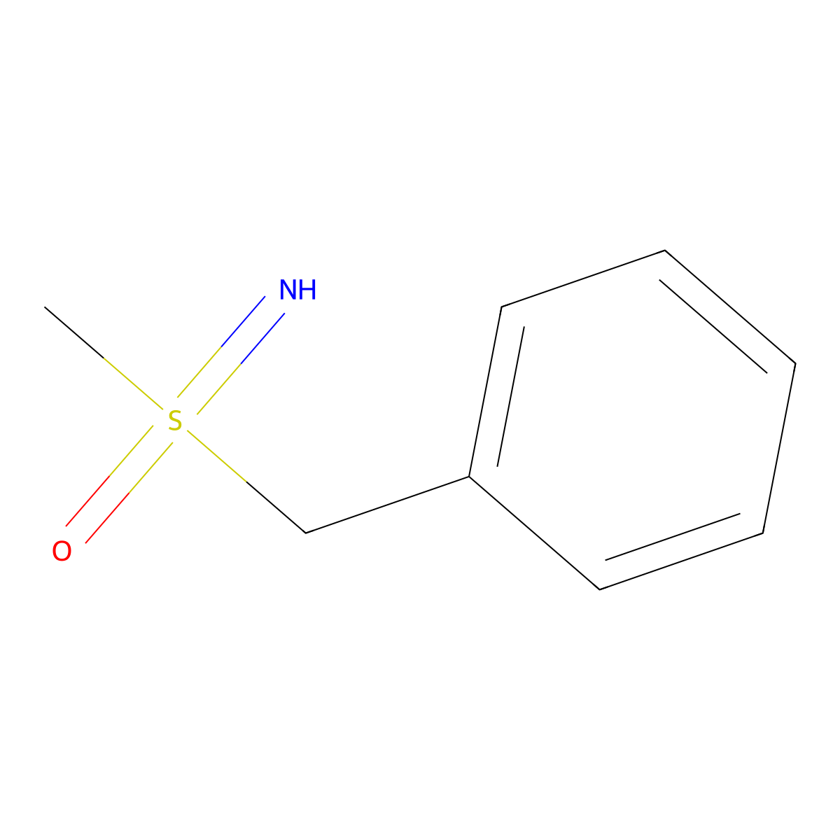 Benzyl(imino)methyl-lambda6-sulfanone molecular structure, CAS 38401-38-6
