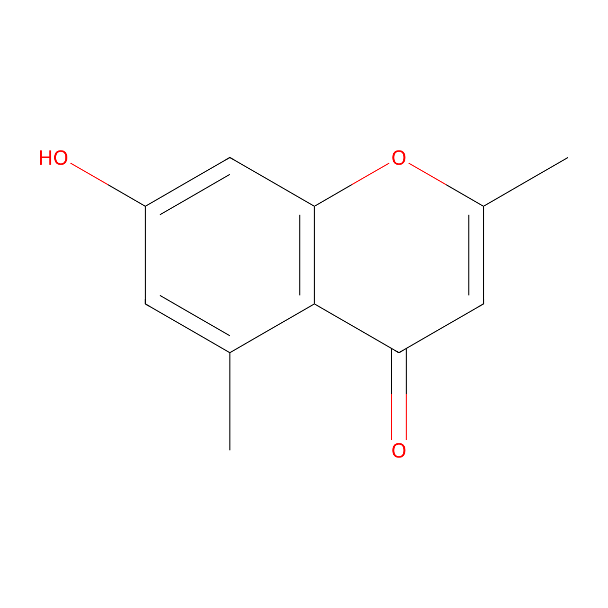 2,5-Dimethyl-7-Hydroxychromone molecular structure, CAS 38412-47-4