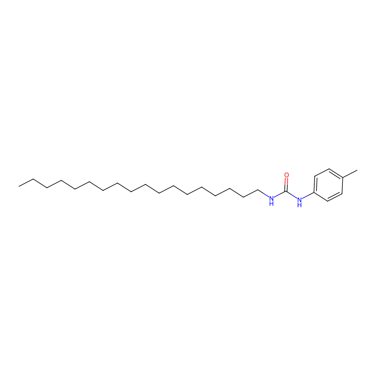 N-(4-Methylphenyl)-N'-octadecylurea molecular structure, CAS 38428-70-5