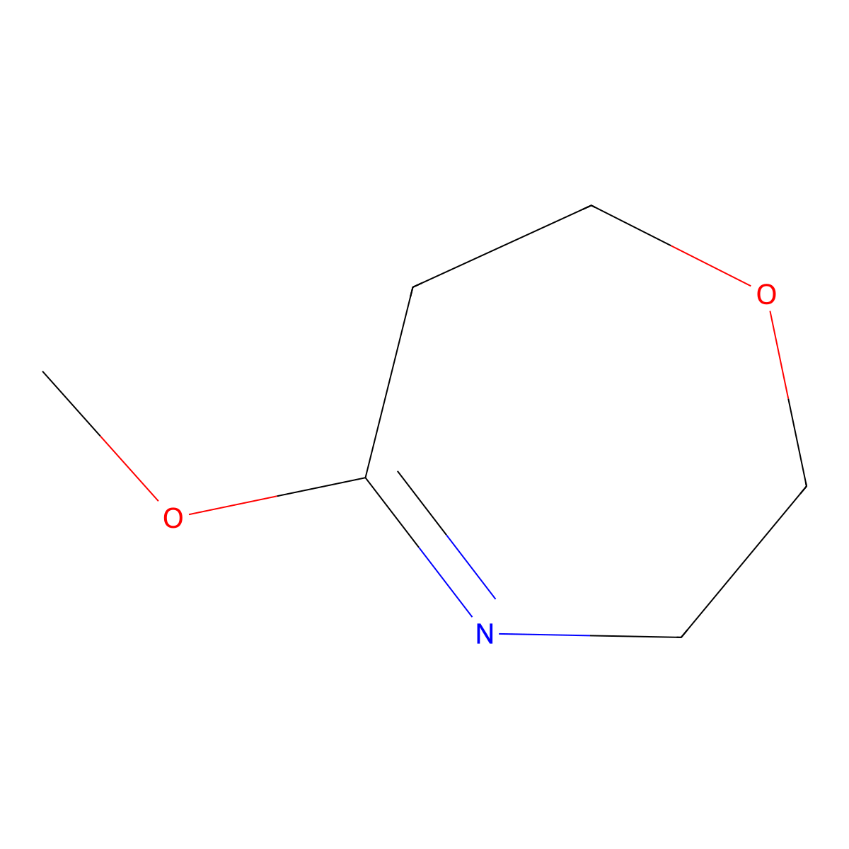5-Methoxy-2,3,6,7-tetrahydro-1,4-oxazepine molecular structure, CAS 384330-36-3