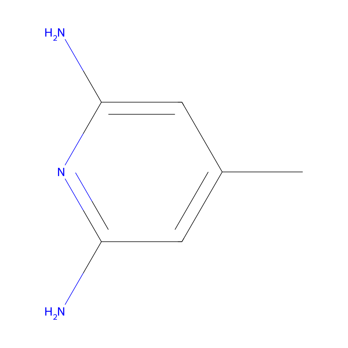 4-Methyl-2,6-pyridinediamine molecular structure, CAS 38439-33-7