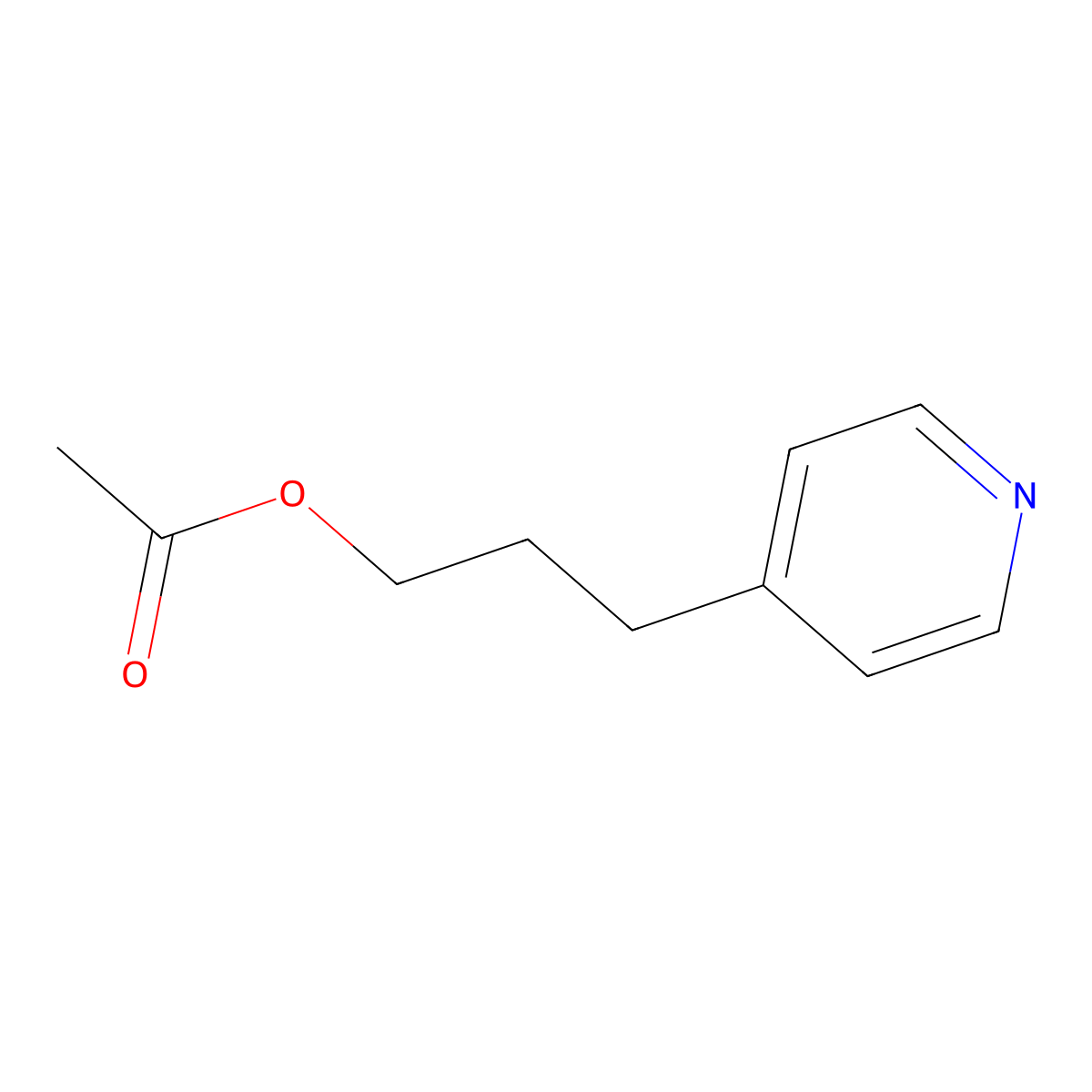 3-(4-Pyridyl)propyl Acetate molecular structure, CAS 38456-25-6