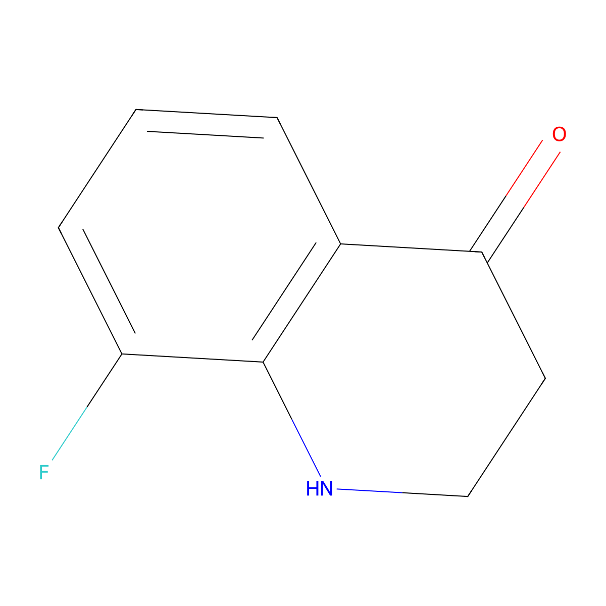 8-Fluoro-2,3-dihydroquinolin-4-one molecular structure, CAS 38470-28-9