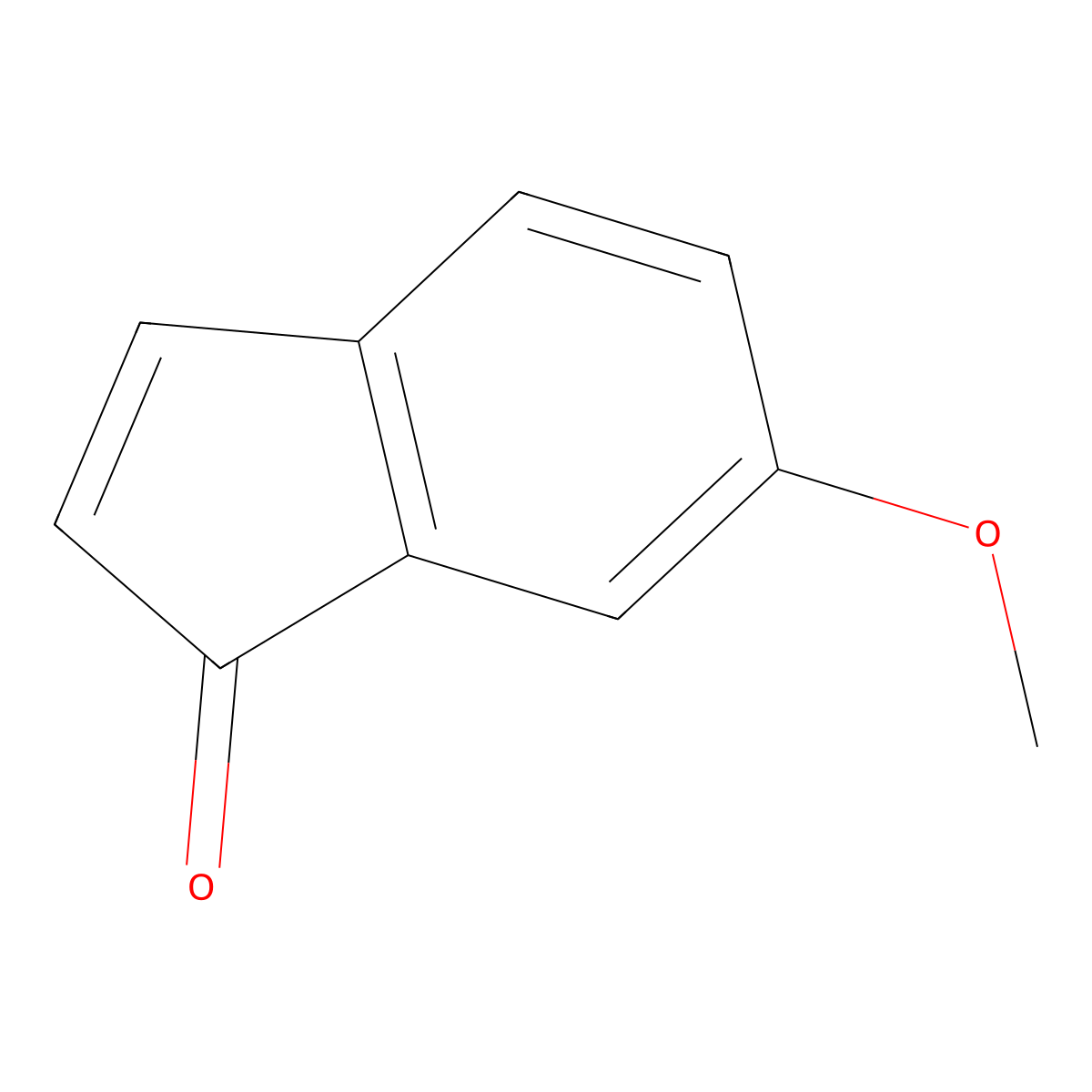 6-methoxy-1H-inden-1-one molecular structure, CAS 38480-95-4
