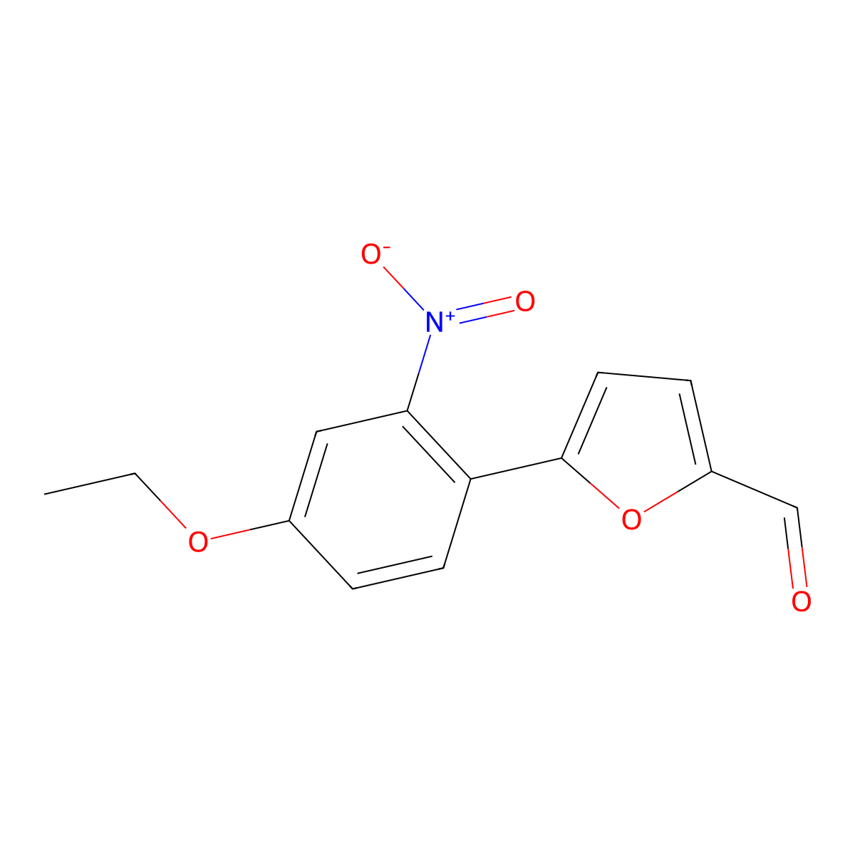 5-(4-Ethoxy-2-nitrophenyl)furan-2-carbaldehyde molecular structure, CAS 384804-56-2