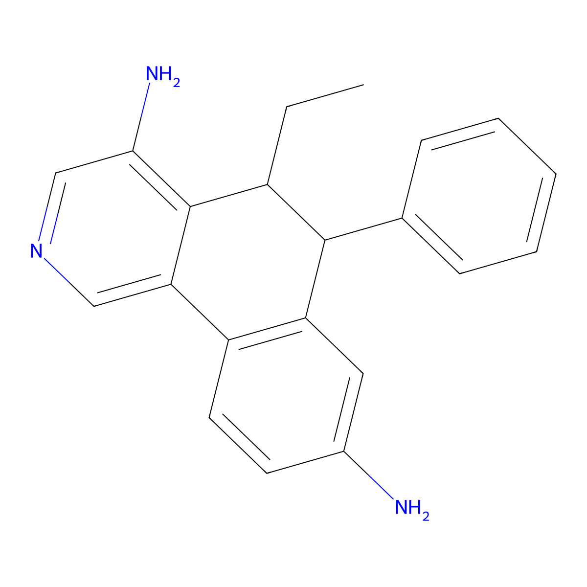 Hydroethidine molecular structure, CAS 38483-26-0