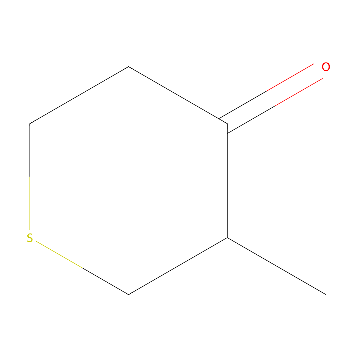3-Methylthian-4-one molecular structure, CAS 38486-22-5