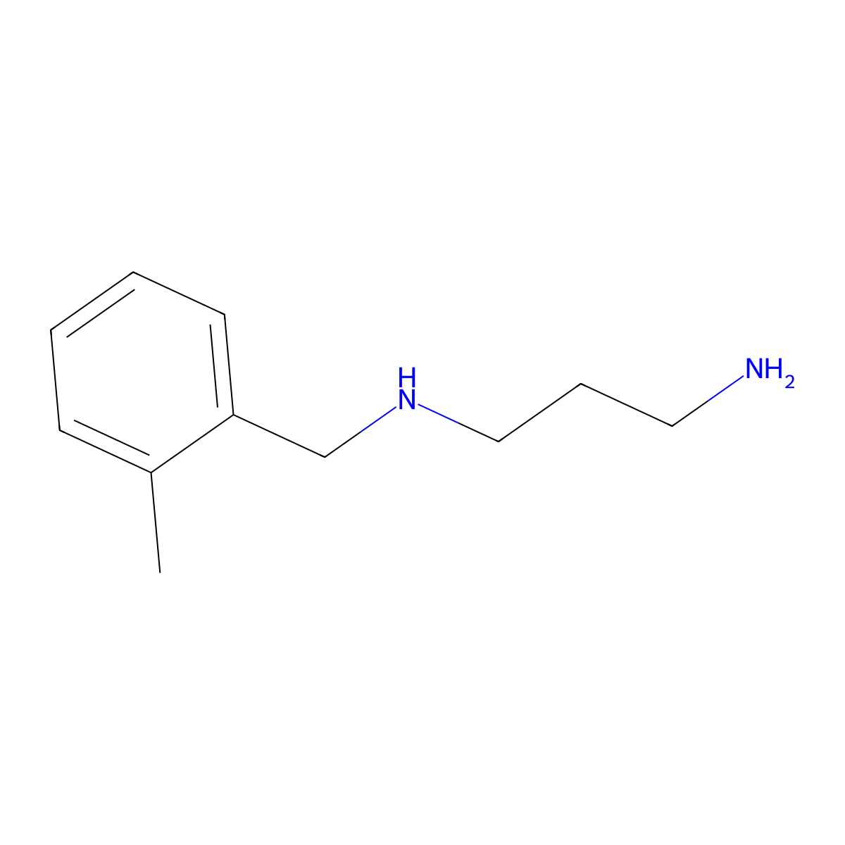 N-[(o-tolyl)methyl]propane-1,3-diamine molecular structure, CAS 38486-29-2