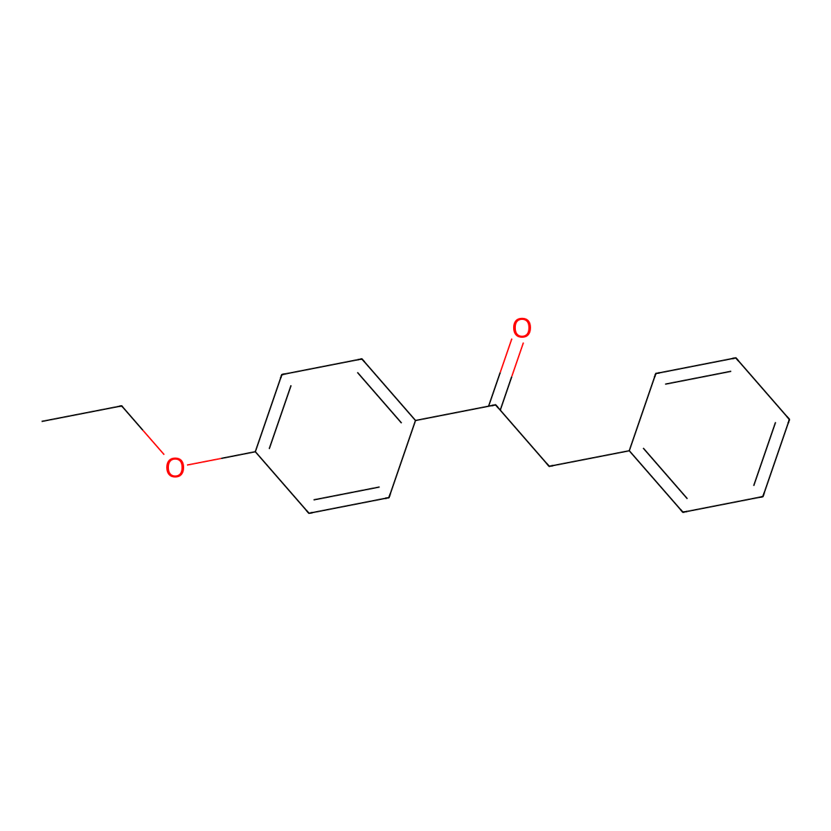 1-(4-Ethoxyphenyl)-2-phenylethanone molecular structure, CAS 38495-73-7