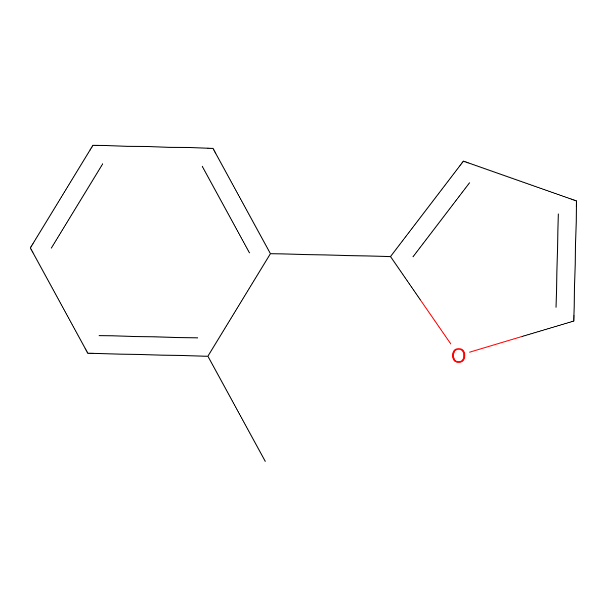 2-(2-Methylphenyl)furan molecular structure, CAS 38527-54-7