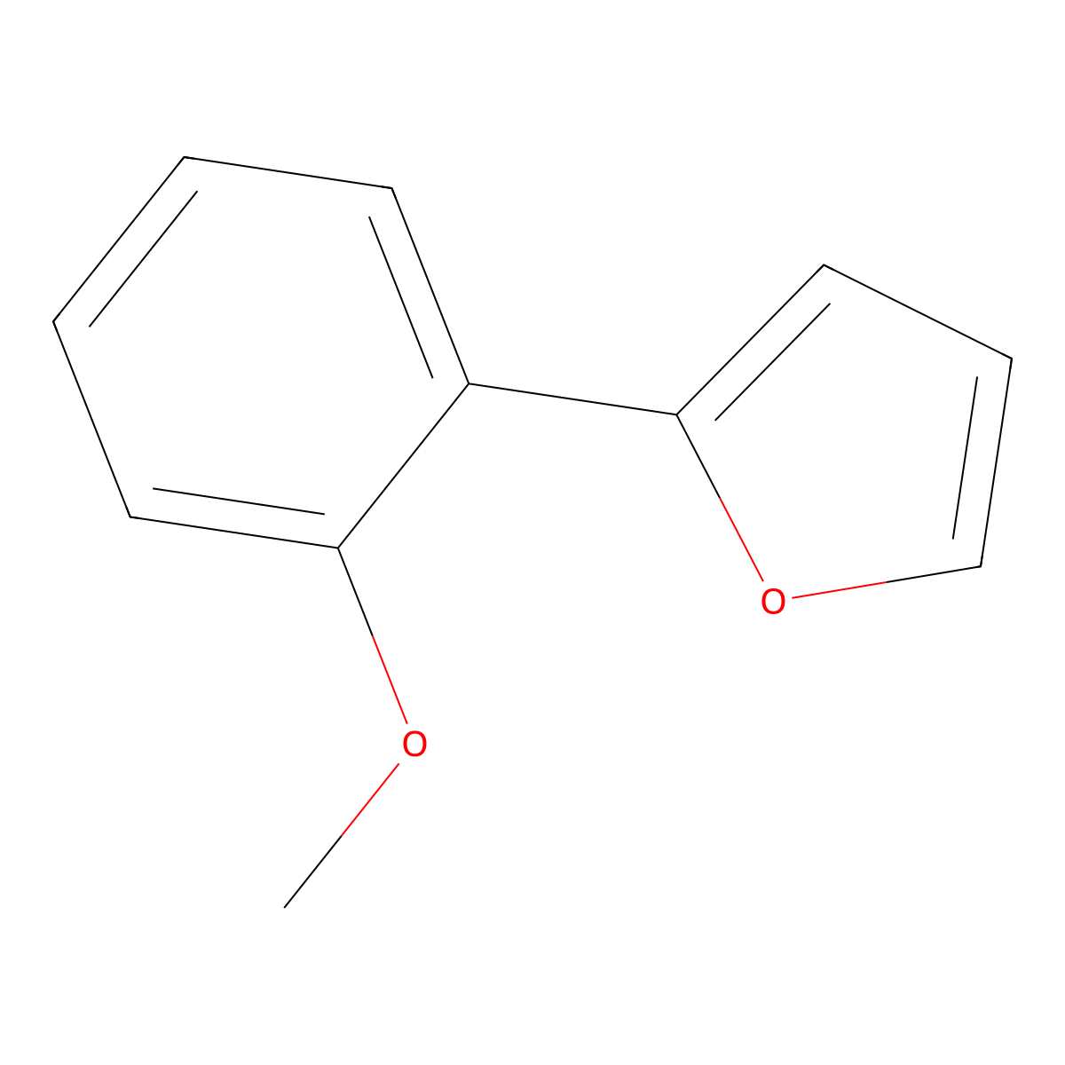 2-(2-Methoxyphenyl)furan molecular structure, CAS 38527-59-2
