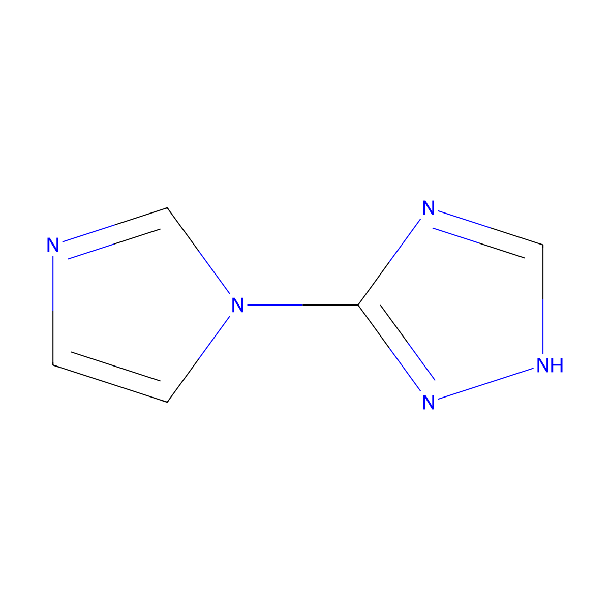 3-(1H-imidazol-1-yl)-1H-1,2,4-triazole molecular structure, CAS 385377-23-1
